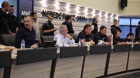 İstanbul'daki Depremler Üzerine Afet Müdahale Planı Toplantısı Düzenlendi