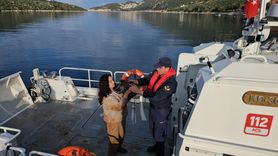 Kaş'ta Düzensiz Göçmen Kurtarma Operasyonu