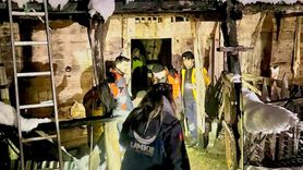 Kastamonu'da Kar Yağışı Nedeniyle Hasta İçin Kurtarma Çalışması