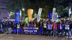 Kırklareli'nde Gazze Saldırıları Protesto Edildi