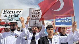 Kırşehir ve Sivas'ta Gazze'ye Destek Yürüyüşü