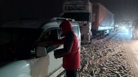 Kızılay, Samsun'da Kar Mağdurlarını Unutmadı