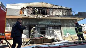 Kocaeli'de İş Yerinde Yangın: 1 Kişi Hastaneye Kaldırıldı