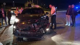 Kocaeli'de Otomobil ile Cipin Çarpışması: 2 Yaralı