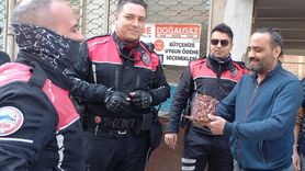 Manisa'da Polis Ekibine Pastalı Sürpriz
