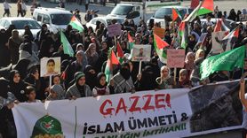 Mardin'de Gazze'ye Destek Yürüyüşü