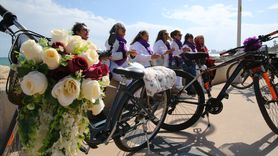 Mersin'deki Kadınlar Bisiklet ve Müziği Birleştiriyor