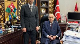 MHP Genel Başkanı Bahçeli, Siirt İl Başkanı Tükenmez'i Kabul Etti