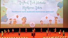 Özbekistan'da 23 Nisan Ulusal Egemenlik ve Çocuk Bayramı Coşkusu