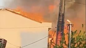 Pendik'teki Palet Fabrikasında Yangın Çıktı