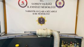 Samsun'da İklimlendirme Sistemi ile Kenevir Yetiştiren Zanlı Yakalandı