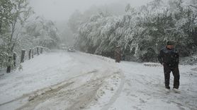 Samsun Terme'de Kar Yağışı Etkilerini Gösterdi