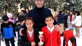 Sarıkamış'ta Eğlenceli Kardan Adam Yarışması