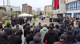 Sinop'ta Vefat Eden Polis Memuru İçin Törenden Duygusal Anlar