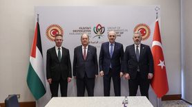 TBMM Başkanı Kurtulmuş, Filistin Ulusal Konseyi Başkanı Fattouh ile Görüştü