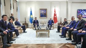 TBMM Başkanı Kurtulmuş, Kazakistan Meclis Başkanı Koşanov ile Görüştü