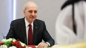 TBMM Başkanı Kurtulmuş'un Katar Şura Meclisi Başkanı ile Görüşmesi