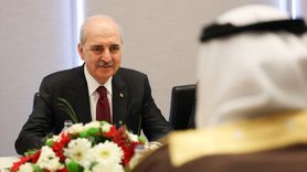 TBMM Başkanı Numan Kurtulmuş'un BAE Federal Ulusal Konseyi Başkanı ile Görüşmesi