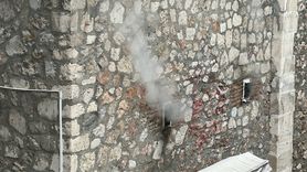 Tokat'taki Tarihi Camide Yangın Kontrol Altına Alındı