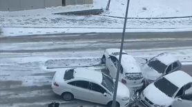 Yozgat'ta Kar Yağışı Etkili Oluyor