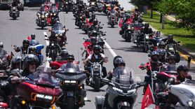 Ankara'da Motosiklet Tutkunlarından 19 Mayıs Kutlaması