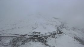 Artvin'in Yüksek Kesimlerinde Kar Yağışı Etkili Oluyor