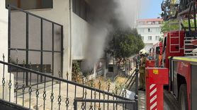 Avcılar'daki İş Yerinde Yangın Çıktı