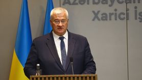 Azerbaycan ve Ukrayna Dışişleri Bakanları Bakü'de Toplandı