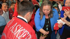 Bilecik'te Engelli Bireylere Asker Kınası Töreni Düzenlendi