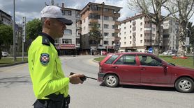 Bolu'da Sinyal Vermeyen Sürücülere Cezalar Kesildi