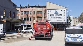 Bursa'daki Mobilya İmalathanesinde Yangın Kontrol Altına Alındı