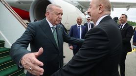 Cumhurbaşkanı Erdoğan Azerbaycan'da