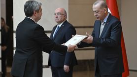 Cumhurbaşkanı Erdoğan, Beş Büyükelçiyi Kabul Etti