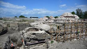 Edirne'deki Gazi Mihal Hamamı'nda Devam Eden Restorasyon Çalışmaları