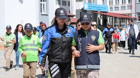 Erzincan'da Engelli Çocukların Polisi Olma Hayali Gerçekleşti