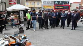 Erzincan'da Yangın Sonrası Esnaf Ziyareti