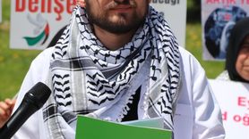 Erzurum'da Sağlıkçılar Gazze İçin Yürüyüş Düzenledi