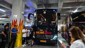 Galatasaray Kafilesi Havalimanına Geçti