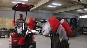 Gaziantep'te Suriyeli İşçiye Anlamlı Hediye