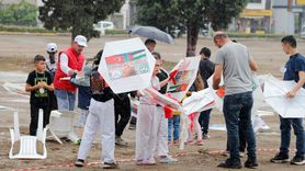 Gölcük'te Gazze İçin Uçurtma Etkinliği Düzenlendi
