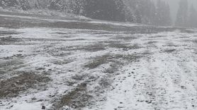 Ilgaz Dağı'nda Mayıs Ayında Kar Yağışı