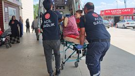 İnegöl'de Çocuk Korkuluk Demirine Saplandı