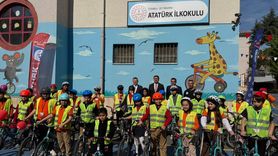 İstanbul'da Öğrencilerle Bisiklet Keyfi