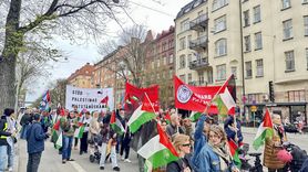 İsveç'te 1 Mayıs Gösterileri: Gazze İçin Haykırdılar