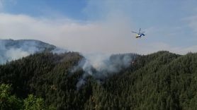Kahramanmaraş'ta Orman Yangınına Müdahale Ediliyor
