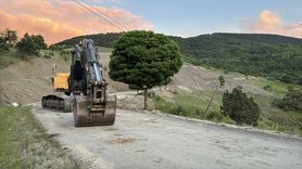 Karabük'te Heyelan Nedeniyle Bir Köy Yolu Kapandı