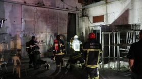 Kayseri'de Mobilya Atölyesinde Yangın Çıktı