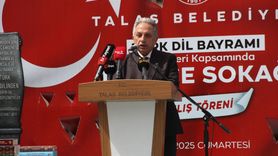 Kayseri'de Türkçe Sokağı Açıldı