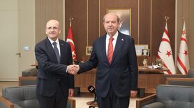 KKTC Cumhurbaşkanı Tatar, Hazine ve Maliye Bakanı Şimşek ile Görüştü
