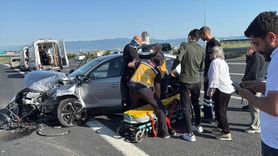 Kocaeli'de Anadolu Otoyolu'nda Zincirleme Kaza